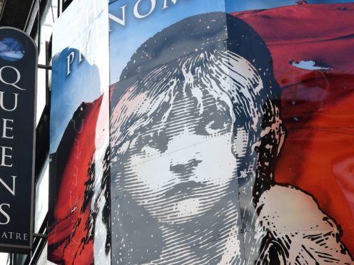 Les Miserables at the Quee’s Theatre will make use of live captions (Ian West/PA)