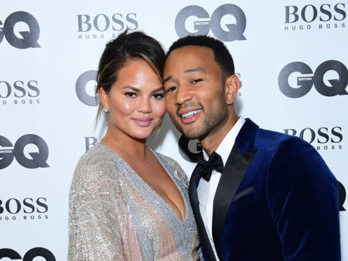 An emotional John Legend paid tribute to his wife Chrissy Teigen and described her as ‘the kind of woman you write songs about’ (Ian West/PA)