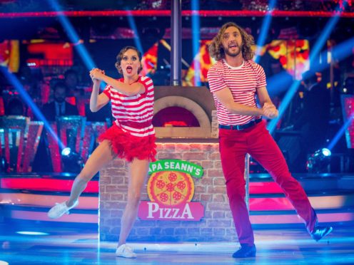 Seann Walsh and Katya Jones have been voted off Strictly (Guy Levy/BBC)