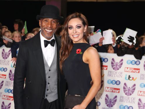 Danny John-Jules and Amy Dowden (Steve Parsons/PA)