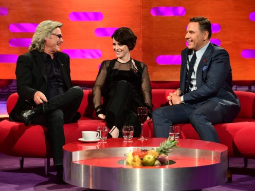 Claire Foy during the filming of the Graham Norton Show at BBC Studioworks 6 Television Centre, Wood Lane, London (Ian West/PA)