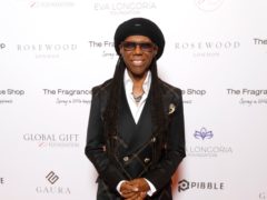 Nile Rodgers stood in for Robbie Williams on the X Factor (David Parry/PA)