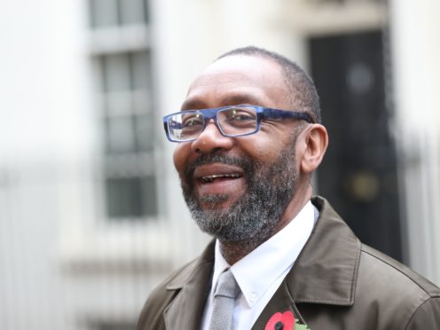 Sir Lenny Henry delivers a letter signed by a string of stars, to 10 Downing Street, London, calling for tax breaks for UK film and TV productions to improve diversity and inclusion behind the camera.