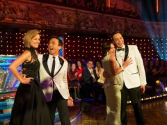 The new feature of the Lindy hop dance caused chaos on Strictly (Guy Levy/BBC)