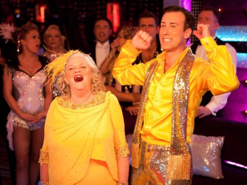 Ann Widdecombe and Anton Du Beke (Guy Levy/BBC)