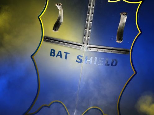 The bat shield prop from Adam West’s 1960s Batman series is going under the hammer (Prop Store/PA)