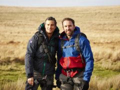 Bear Grylls and Gareth Southgate on their trek. (Betty/ITV)