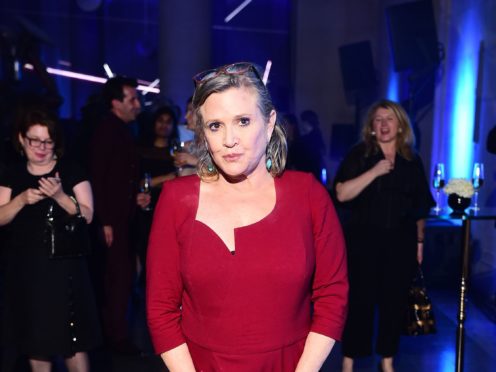 Star Wars actress Carrie Fisher (Ian West/PA)