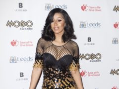 Cardi B’s show in Los Angeles was interrupted (Ian West/PA)