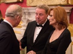 Harry Redknapp and his wife Sandra with the Prince of Wales at an event in February (PA)