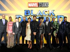 The cast and crew of Black Panther (Ian West/PA)