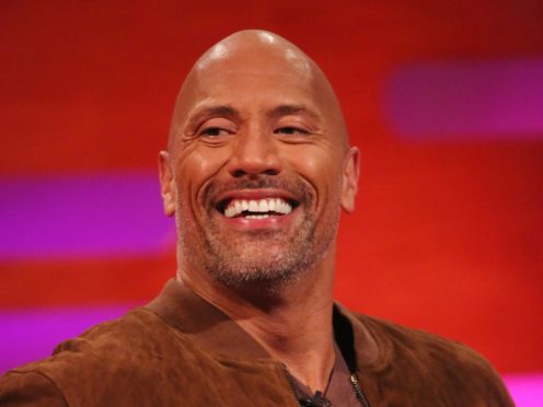 Dwayne ‘The Rock’Johnson shared his softer side with an adorable picture of his young daughters (Isabel Infantes/PA)