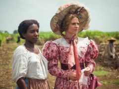 Tamara Lawrence, left, as July and Hayley Atwell as Caroline Mortimer in the new TV adaptation of Andrea Levy’s best-selling novel The Long Song (Carlos Rodriguez/BBC/PA)