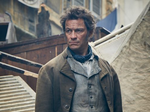 Jean Valjean, played by Dominic West, in the new BBC adaptation of Les Miserables (Robert Viglasky/BBC/PA)