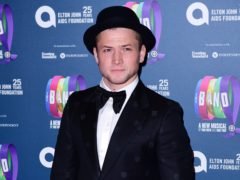 Taron Egerton at the gala night for Take That’s The Band musical (Ian West/PA)