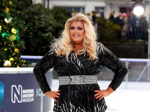 Gemma Collins during the press launch for the upcoming series of Dancing On Ice at the Natural History Museum Ice Rink in London. Picture date: Tuesday December 18, 2018. (David Parry/PA Wire)