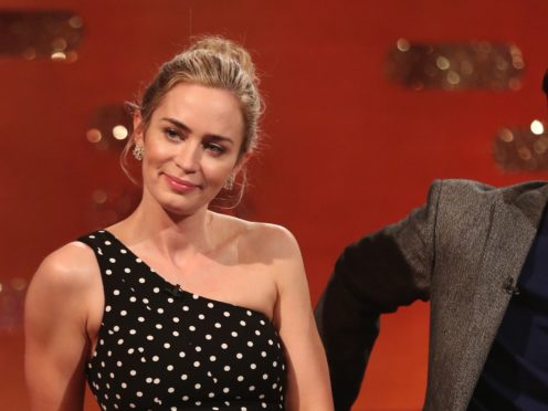 Emily Blunt on The Graham Norton Show (So TV/PA)