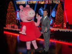 Strictly Come Dancing’s Anton Du Beke performed with Peppa Pig during charity telethon Help the Animals at Christmas (Channel 5/PA)
