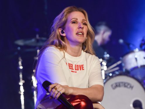 Ellie Goulding performing during her Streets of London fundraiser (Matt Crossick/PA)