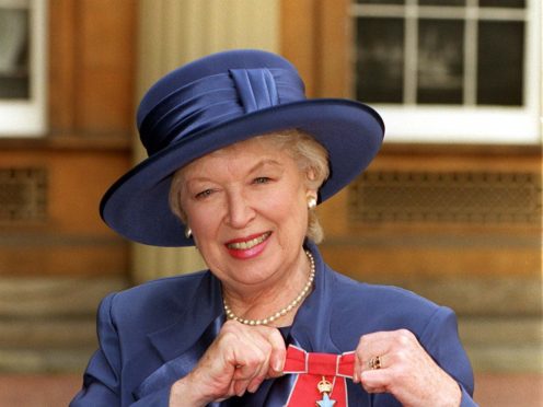 Actress Dame June Whitfield (Fiona Hanson/PA)