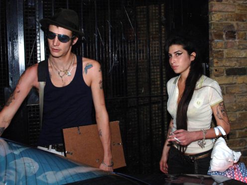 Singer Amy Winehouse and her husband Blake Fielder-Civil (Joel Ryan/PA)