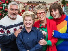 Bake Off judges Paul Hollywood and Prue Leith with presenters Noel Fielding and Sandi Toksvig (Channel 4)
