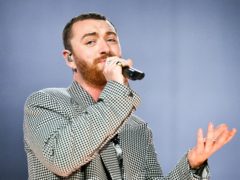 Sam Smith said he was trying to enjoy his statuette these days (Ben Birchall/PA)