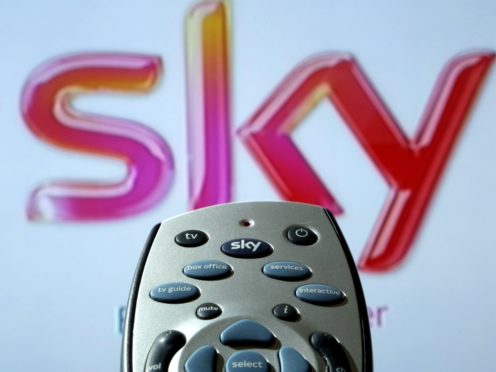 A Sky TV remote control (Chris Radburn/PA)