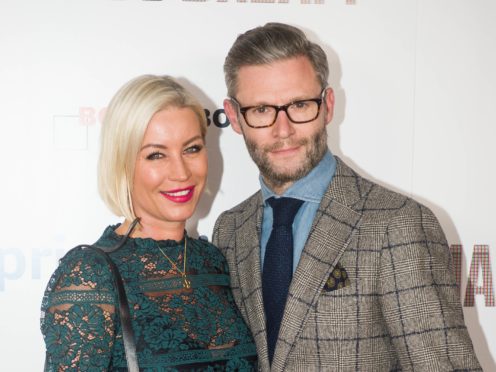 Denise Van Outen with Eddie Boxshall (Peter Summers/PA)