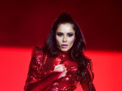 Cheryl on stage during day two of Capital’s Jingle Bell Ball with Coca-Cola at London’s O2 Arena. (Ian West/PA)