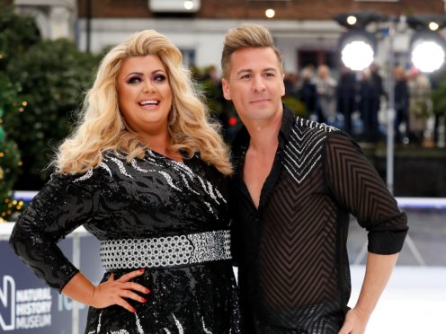 Gemma Collins (left) and Matt Evers (PA)