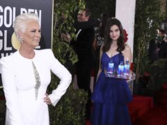 IMAGE DISTRIBUTED FOR FIJI WATER – Jamie Lee Curtis at the 76th annual Golden Globe® Awards with FIJI Water on Sunday, Jan. 6, 2019 in Beverly Hills, Calif. (Photo by Matt Sayles/Invision for FIJI Water/AP Images)