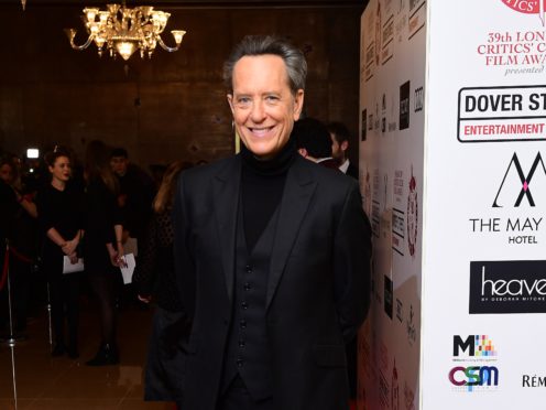 Richard E Grant does not think he will win an Oscar and is ‘there for the ride’ (Ian West/PA)
