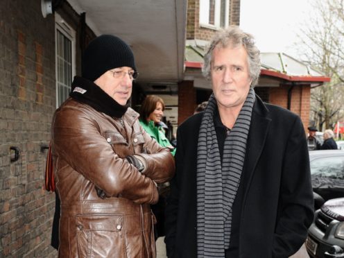 John Illsey with Mark Knopfler (Ian West/PA)