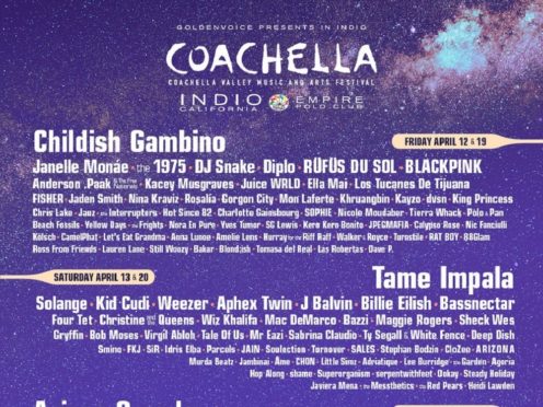 The Coachella 2018 line-up (Coachella)