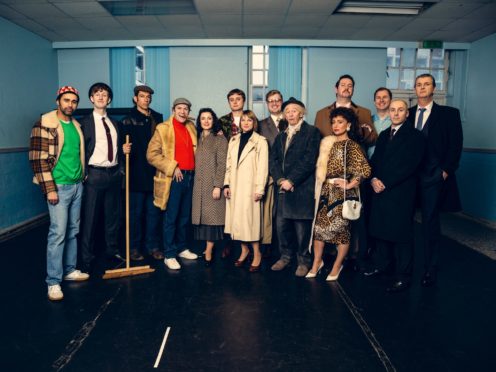 Paul Whitehouse poses as part of the cast of the musical version of Only Fools And Horses (Only Fools And Horses The Musical/PA)