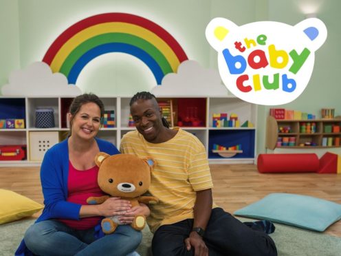 Giovanna Fletcher and Nigel Clarke will present The Baby Club (BBC/PA)