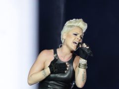 Pink on stage (PA)