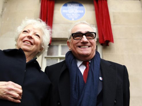Thelma Schoonmaker and Martin Scorsese (Sean Dempsey/PA)