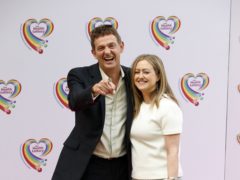 Matthew Wright and his wife Amelia became parents to daughter Cassady last month (Jonathan Brady/PA)