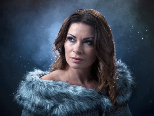 Carla Connor, played by Alison King, is in no hurry to reveal the truth. (Mark Bruce/ITV/PA)