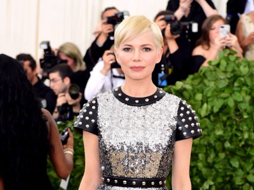 Michelle Williams reportedly received less than 1,000 dollars to re-film portions of All The Money In The World (Ian West/PA)