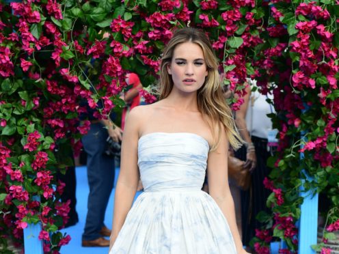Lily James said she can be ‘quite explosive’ (Ian West/PA)