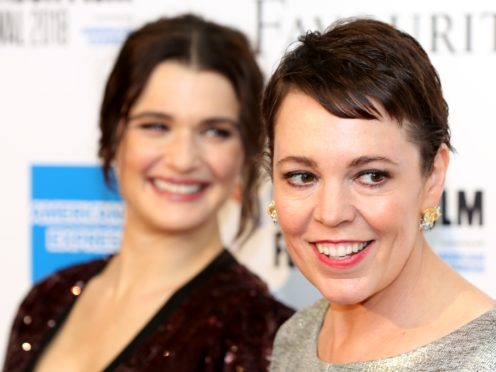 Rachel Weisz and Olivia Colman (David Parry/PA)