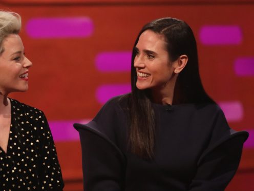 Jennifer Connelly with Elizabeth Banks on the Graham Norton Show (Isabel Infantes/PA)