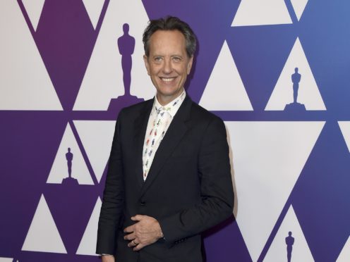 Richard E Grant posed alongside his fellow Academy Award nominees (Jordan Strauss/Invision/AP)