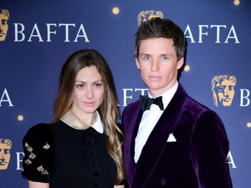 Hannah Bagshawe and Eddie Redmayne attending the 2019 Bafta Film Gala (Ian West/PA)