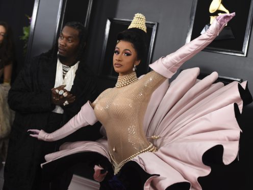 Cardi B arrives at the Grammys (Jordan Strauss/Invision/AP)