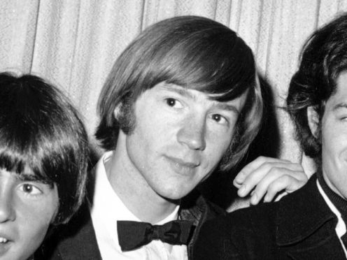 Flowers have been placed on the Hollywood Walk Of Fame star dedicated to Peter Tork and his Monkees bandmates after the bassist died aged 77 (AP Photo, File)