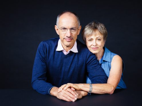 Sir Michael Moritz and his wife Harriet Heyman have been unveiled as the new sponsors of the Booker Prize (Booker Prize Foundation/PA)